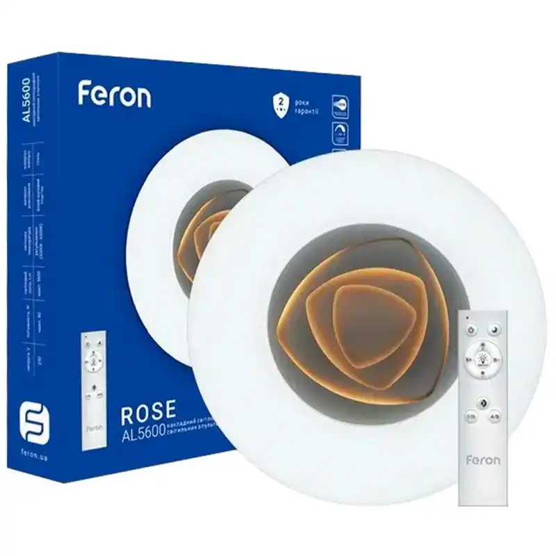 Потолочный светильник LED Feron AL5600, 80 Вт, 3000-6500 К, 480x85 мм, 5600 лм, 6874 купить недорого в Украине, фото 2