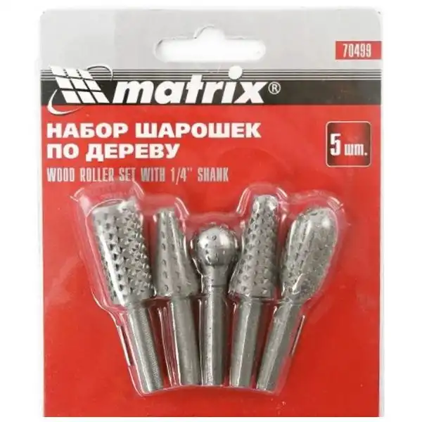 Набор шарошек по дереву MTX, 5 шт купить недорого в Украине, фото 1