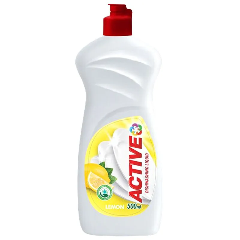 Гель для миття посуду Active Lemon, 500 мл, 4820196010586 купити недорого в Україні, фото 1