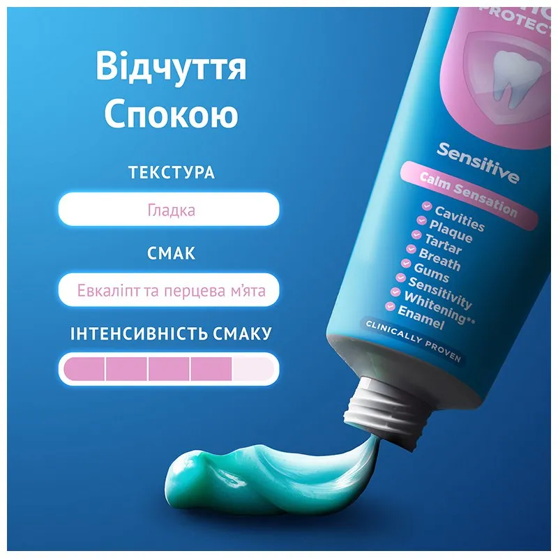Зубна паста Oral-B Pro-Expert Sensitive Заспокійливе відчуття, 75 мл, фото 354246 Зубна паста Oral-B Pro-Expert Sensitive Заспокійливе відчуття, 75 мл купити недорого в Україні, фото 354246