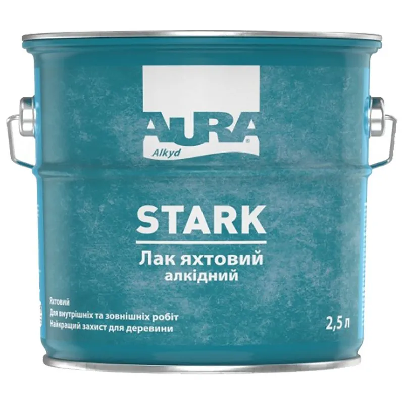 Лак яхтовый Aura Stark, 2,5 кг, гладкий купить недорого в Украине, фото 1