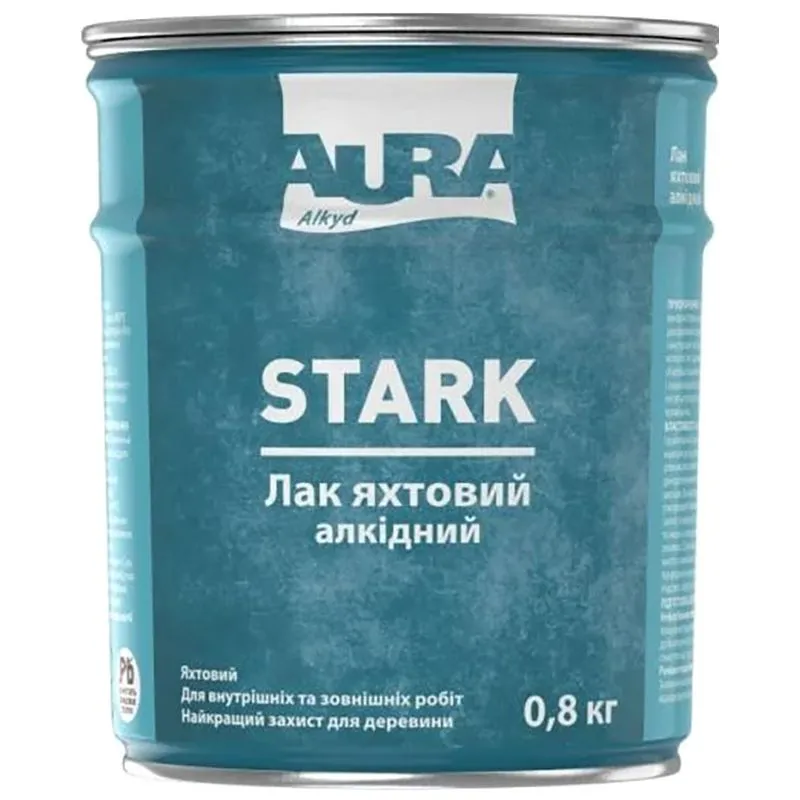 Лак яхтовий Aura Stark, 0,8 кг, напівматовий купити недорого в Україні, фото 1