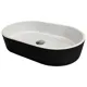 Умывальник Adamant Beste New Black\White, 54х35 см, черно-белый, фото 1 Умывальник Adamant Beste New Black\White, 54х35 см, черно-белый купить недорого в Украине, фото 1