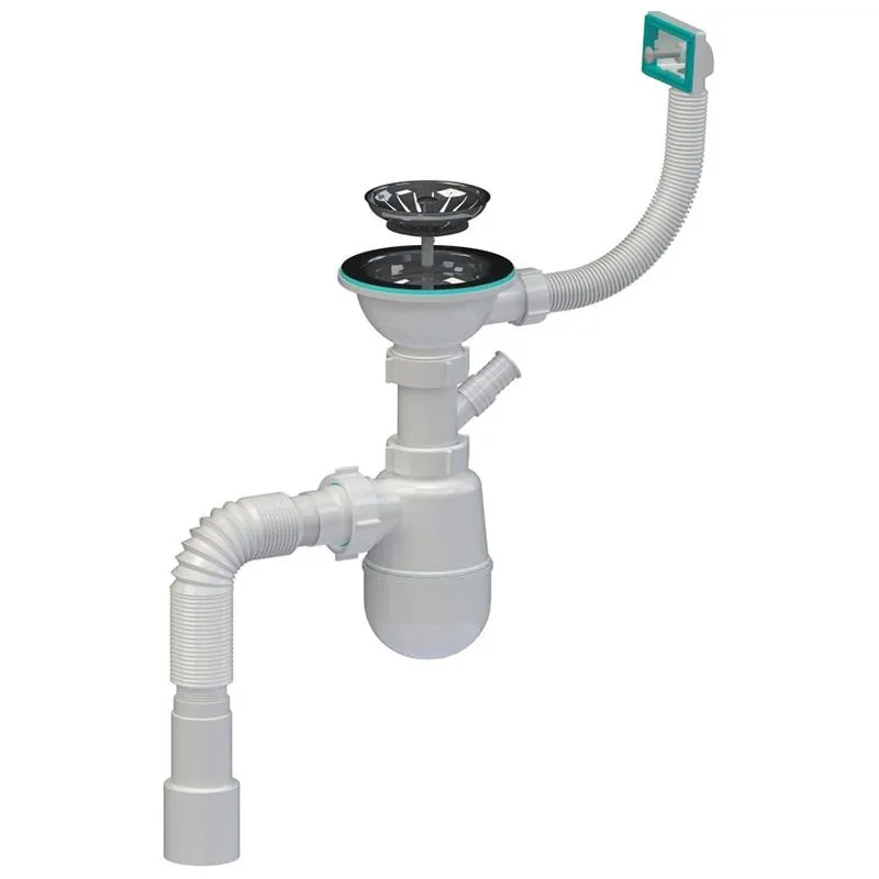 Сифон для мойки Vidan ДУ 40/50 ТА-К1150-10, 3 1/2, 000139922 купить недорого в Украине, фото 1