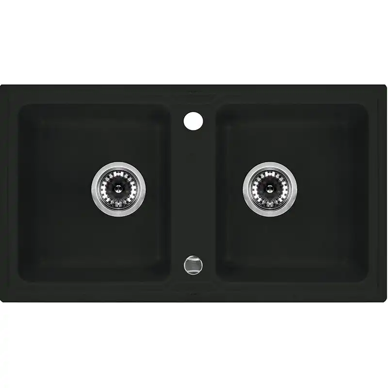 Мийка кухонна Deante Zorba, 780х435х180 мм, чорний графіт, ZQZ 2203 купити недорого в Україні, фото 1
