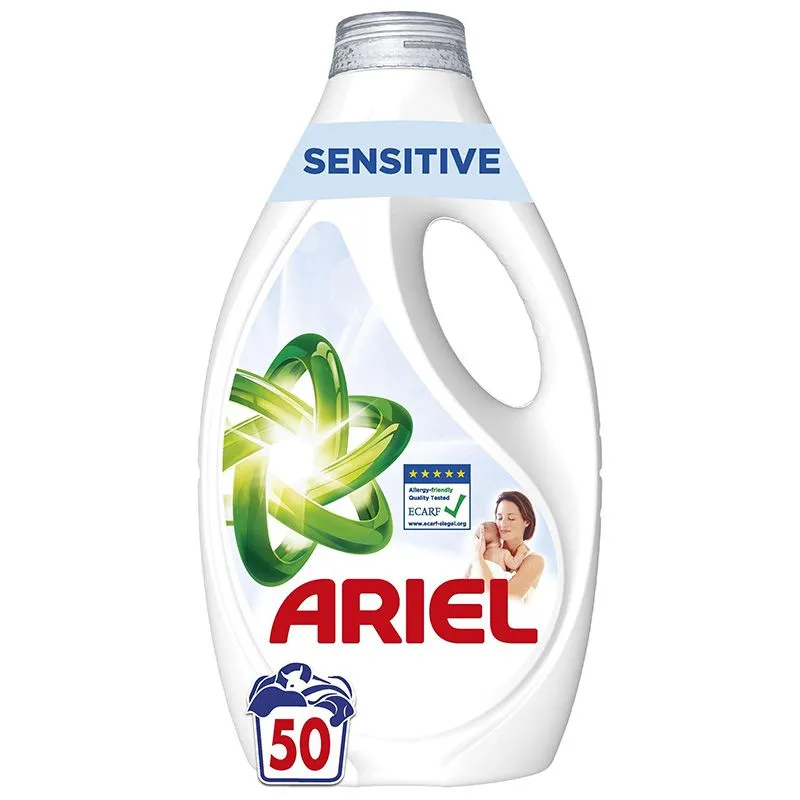 Гель для стирки Ariel Для чувствительной кожи, 2,25 л, 50 циклов купить недорого в Украине, фото 1