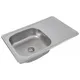 Мойка кухонная Platinum 7850 Satin, 780x500x180 мм, фото 2 Мойка кухонная Platinum 7850 Satin, 780x500x180 мм купить недорого в Украине, фото 2