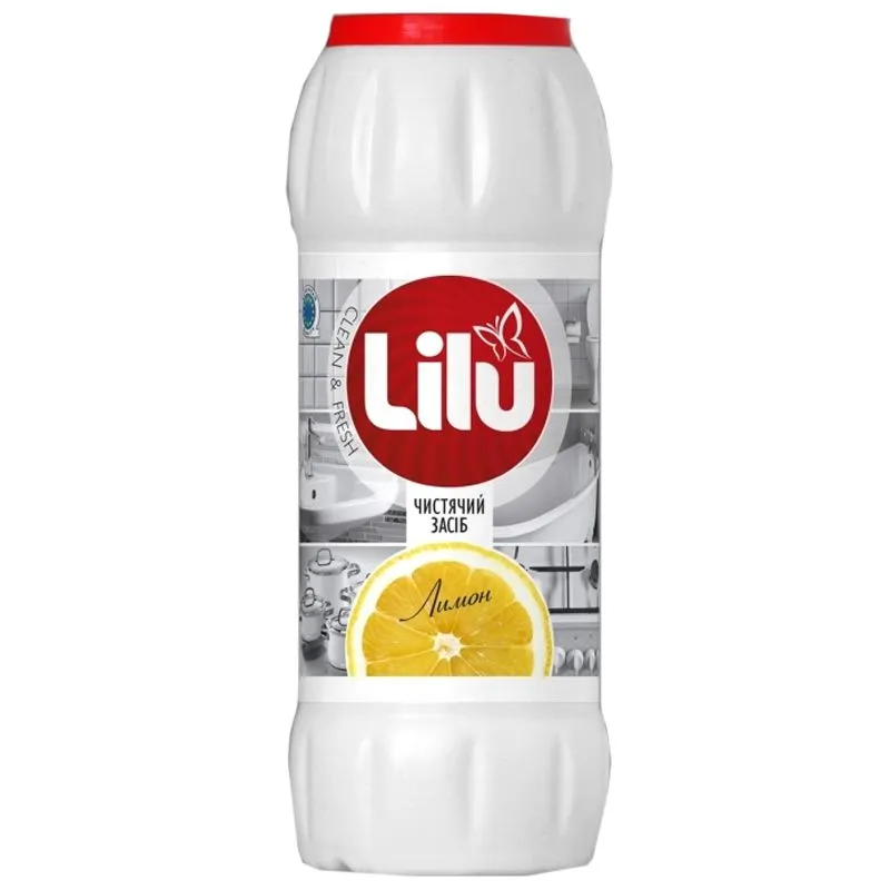 Засіб чистячий Lilu Лимон, 500 г купити недорого в Україні, фото 1
