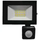 Прожектор Eurolamp, 50 Вт, 6500 K, чорний, LED-FL-50/65(sensor), фото 1 Прожектор Eurolamp, 50 Вт, 6500 K, чорний, LED-FL-50/65(sensor) купити недорого в Україні, фото 1