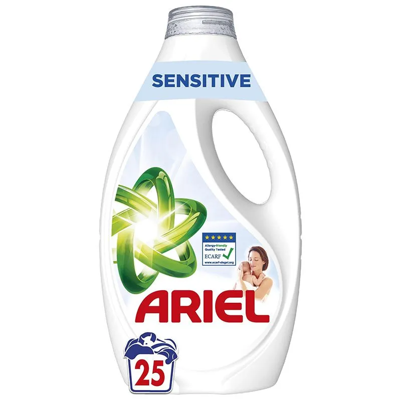 Гель для прання Ariel Для чутливої шкіри, 1,125 л, 25 циклів купити недорого в Україні, фото 1
