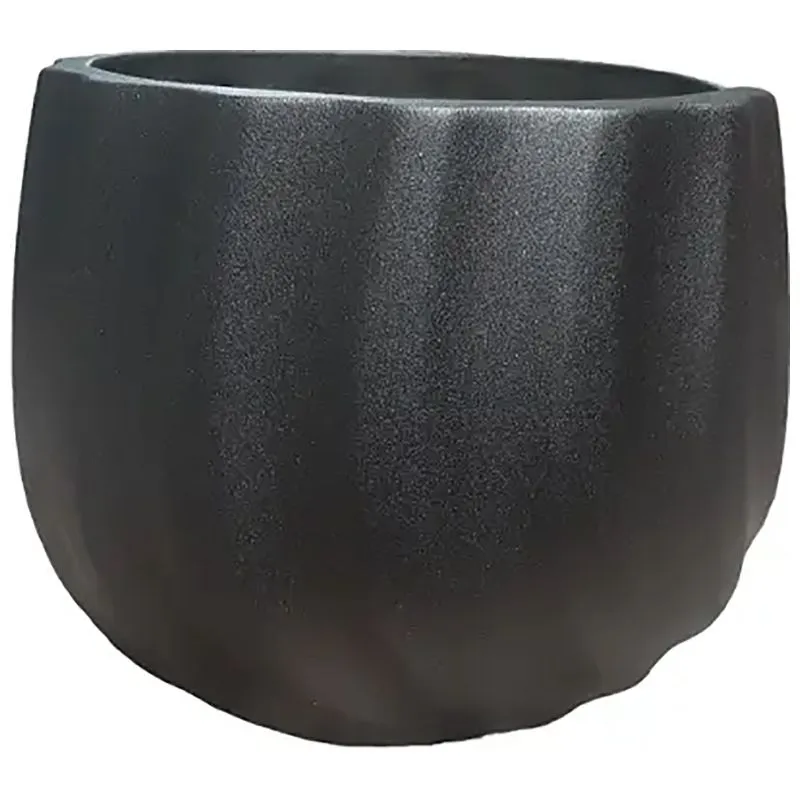 Горшок керамический Волна, 1,6 л, жемчужина черная купить недорого в Украине, фото 1