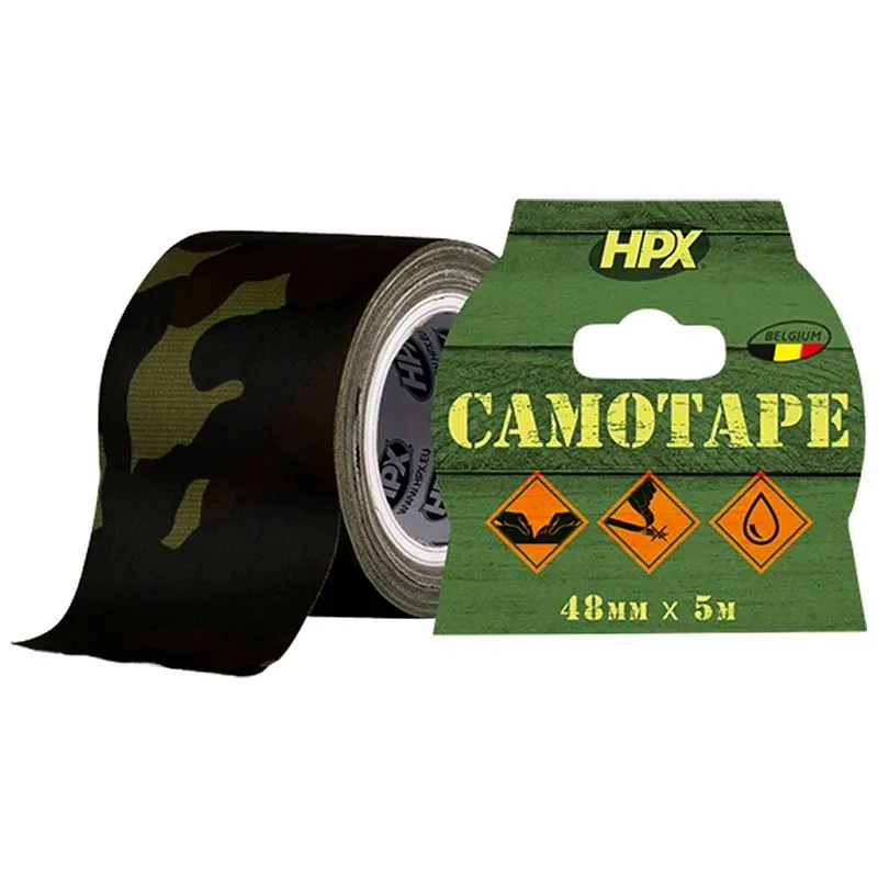 Стрічка армована HPX Camo Tape, 48 мм х 5 м, CA4805 купити недорого в Україні, фото 1