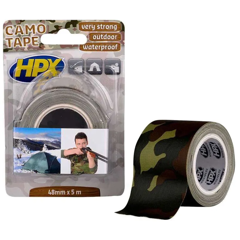 Лента армированная HPX Camo Tape, 48 мм х 5 м, CA4805 купить недорого в Украине, фото 2