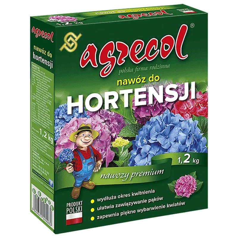 Добриво мінеральне для гортензії Agrecol 12-6-20, 1,2 кг, 30226 купити недорого в Україні, фото 1