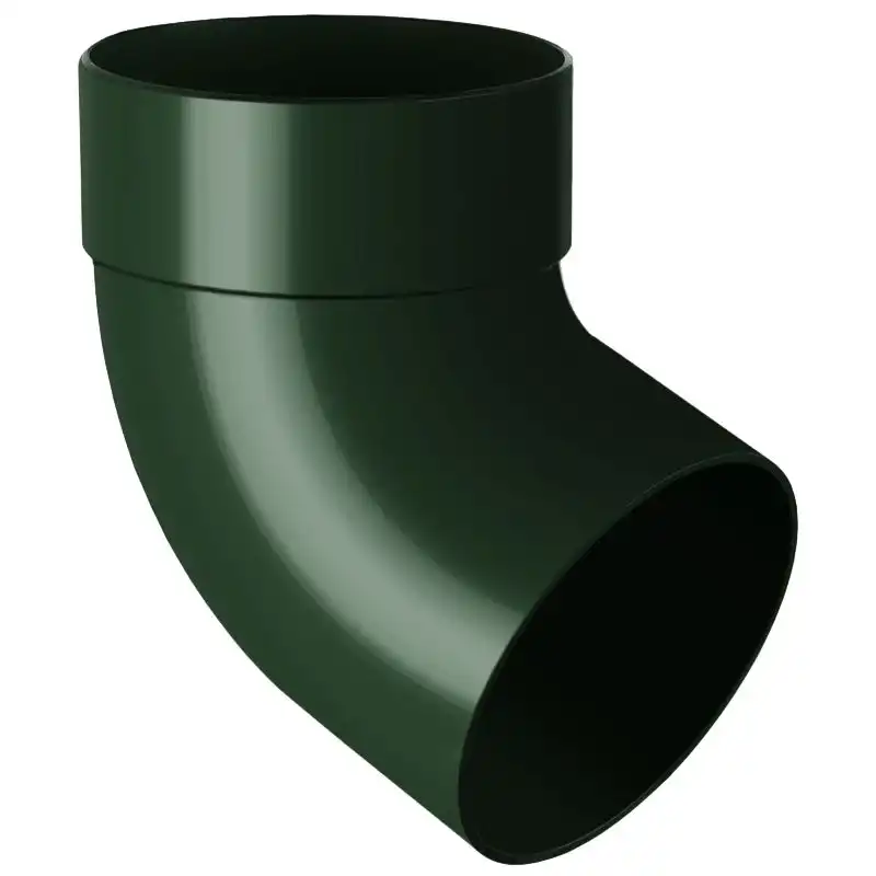 Отвод трубы одномуфтовый RainWay 67°, 75 мм, зеленый купить недорого в Украине, фото 1