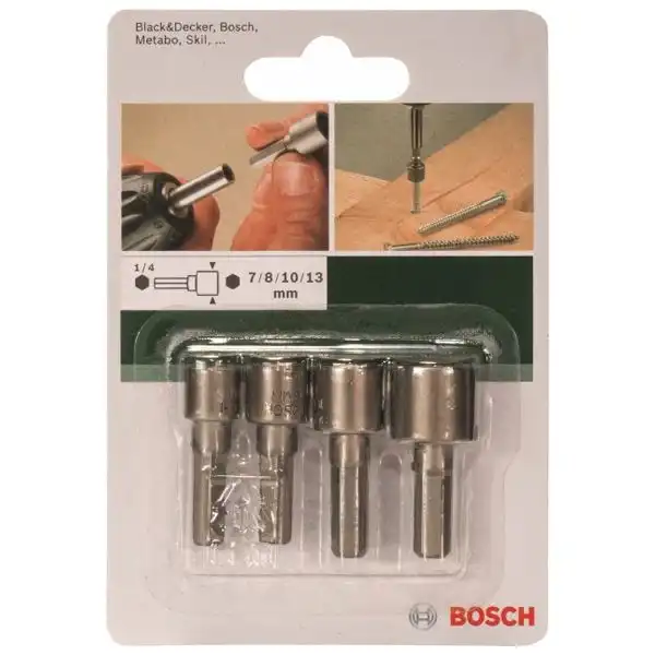 Набор торцевых ключей Bosch, 4 шт, 2609255904 купить недорого в Украине, фото 1