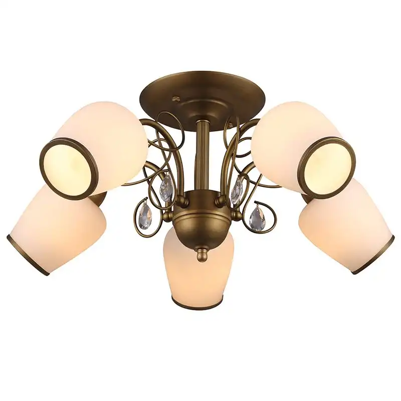 Светильник потолочный Altalusse INL-6108C-05 Golden Brass, Е14, 5x40 Вт купить недорого в Украине, фото 1