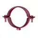 Хомут труби металевий RainWay, 75х100 мм, червоний купити недорого в Україні, фото 1