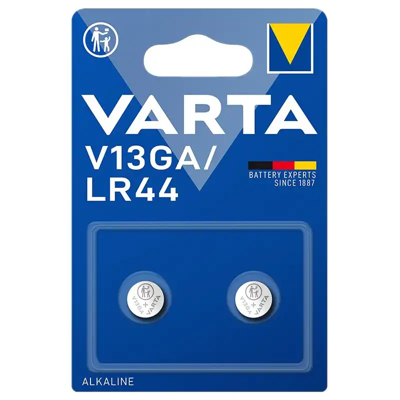 Батарейка Varta V 13 GA BLI, 2 шт, 4276101402 купити недорого в Україні, фото 1