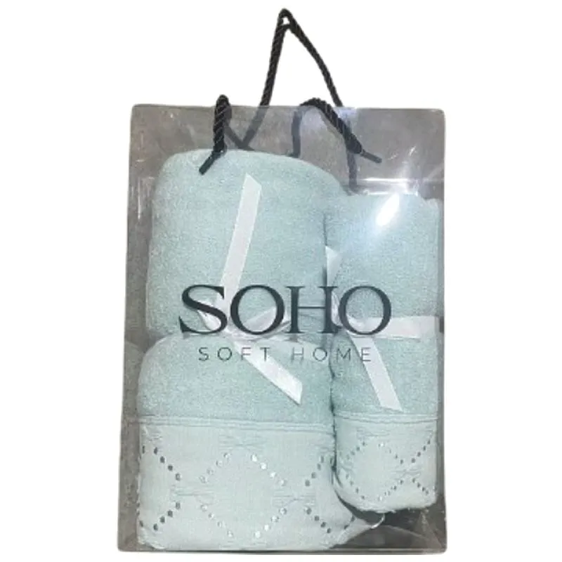 Набір рушників Soho Bow Mint, 35х75 см / 70х140 см, 6990567 купити недорого в Україні, фото 1