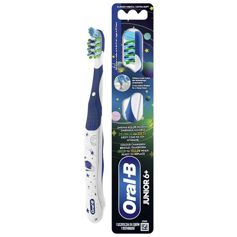 Зубная щетка Oral-B Джуниор, 1 шт, 8700216749466 купить недорого в Украине, фото 1