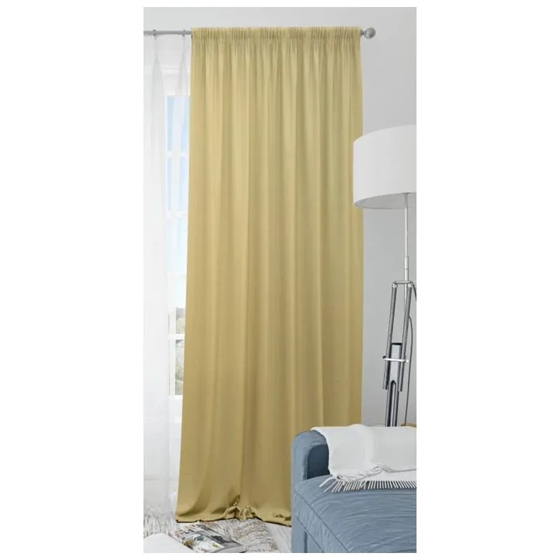 Штора-блекаут Текстиль-Контакт, золото, 150x270 см, 87927 купити недорого в Україні, фото 1