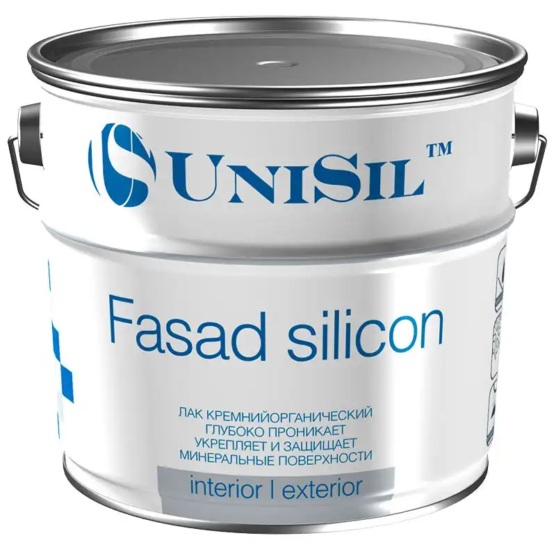 Лак для каменю UniSil Facad silicon, 2,2 кг купити недорого в Україні, фото 1