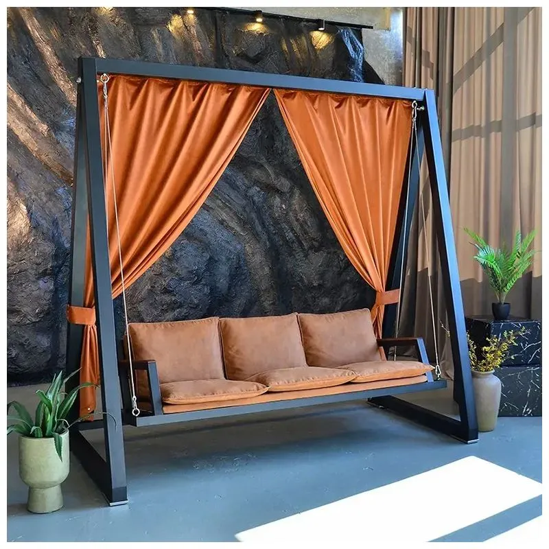 Качели Vitan Монте-Роза, 120х242х250 см, оранжевый, 2140372 купить недорого в Украине, фото 2