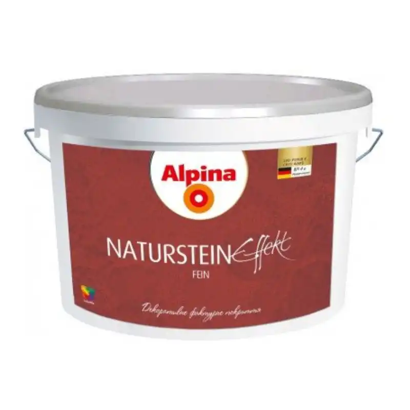 Штукатурка декоративна Alpina Effect Naturstein fein B1, 7 кг купити недорого в Україні, фото 1