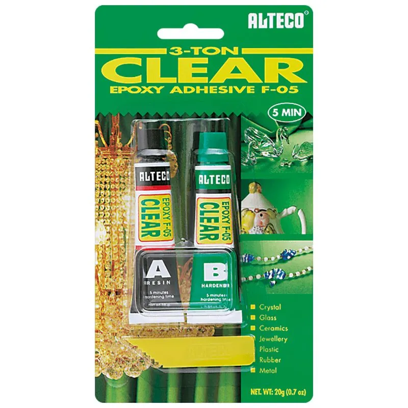 Клей епоксидний Alteco 3 Ton Clear, 20 г, 10307300 купити недорого в Україні, фото 1