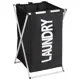Корзина для белья Trento Laundry Dark, 39х35х56 см, черная, 63772 купить недорого в Украине, фото 1