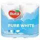 Бумага туалетная Ruta Pure White, трехслойная, 4 шт., белый, фото 1 Бумага туалетная Ruta Pure White, трехслойная, 4 шт., белый купить недорого в Украине, фото 1