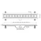 Трап для душа Valtemo Ducoline Base, 400 мм, VLD-596310, фото 2 Трап для душа Valtemo Ducoline Base, 400 мм, VLD-596310 купить недорого в Украине, фото 2
