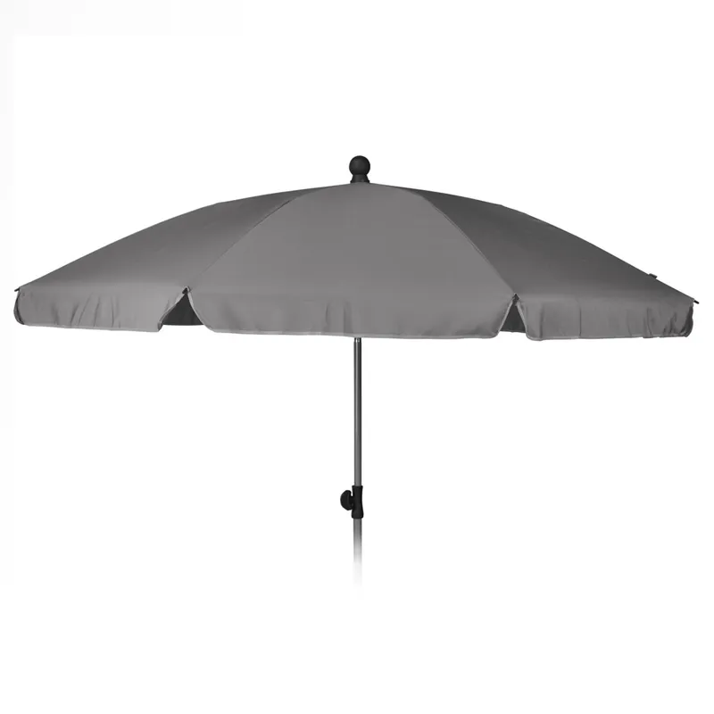Пляжна парасоля з нахилом Koopman, 225x200 см, сірий, DV8100750 купити недорого в Україні, фото 1