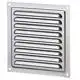 Решётка металлическая Vents МВМ 250 сЦ, 250х250 мм, серая, фото 1 Решётка металлическая Vents МВМ 250 сЦ, 250х250 мм, серая купить недорого в Украине, фото 1