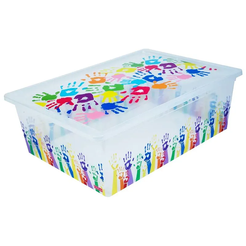 Коробка Qutu Light Box Colored Hands, 25 л, 6835542 купити недорого в Україні, фото 1