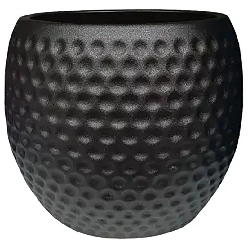 Горщик керамічний Крапля, 1,4 л, перлина бронзова, фото 1 Горщик керамічний Крапля, 1,4 л, перлина бронзова купити недорого в Україні, фото 1