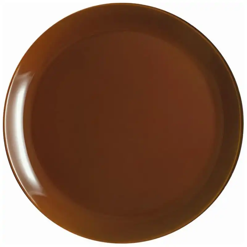 Тарілка обідня Luminarc Arty Cacao, кругла, 26 см, коричневий купити недорого в Україні, фото 1