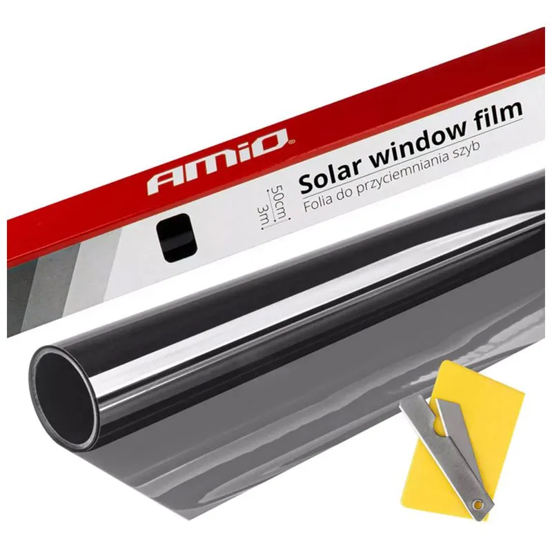 Плівка для тонування вікон Amio Light Black, 50х300 см, 60%, 01650 купити недорого в Україні, фото 1