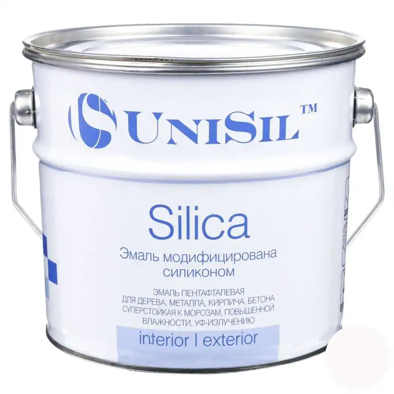 Эмаль пентафталевая UniSil Silica, 2,8 кг, глянцевый белый купить недорого в Украине, фото 1