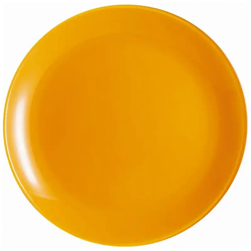 Тарілка обідня Luminarc Arty Moutarde, кругла, 26 см, жовтий купити недорого в Україні, фото 1