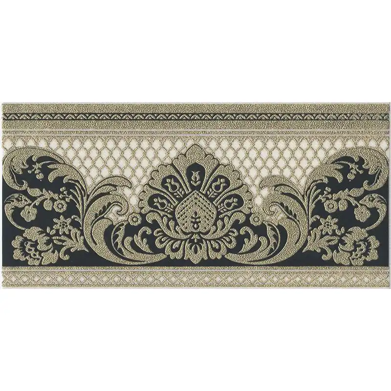 Бордюр Kerama Marazzi Даніелі, 300х145 мм, чорний, HGD\B103\11109R, фото 1 Бордюр Kerama Marazzi Даніелі, 300х145 мм, чорний, HGD\B103\11109R купити недорого в Україні, фото 1