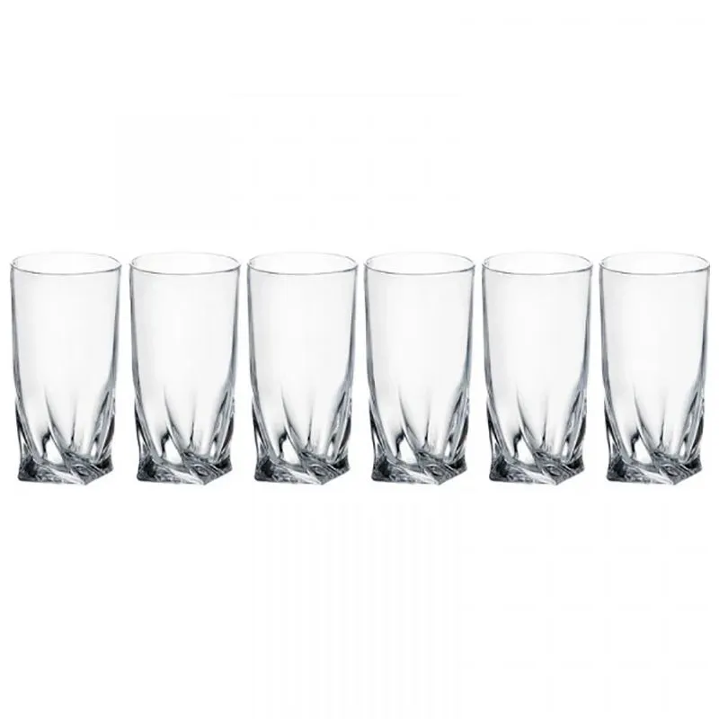 Набор стаканов Bohemia Crystalite Quadro, 350 мл, 6 шт, 9K7/2K936/0/99A44/350-669 купить недорого в Украине, фото 2