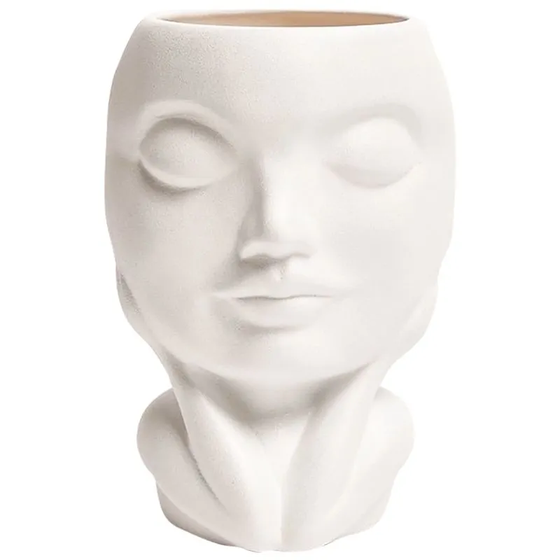 Горшок керамический Мечта, 0,85 л, жемчужина белая купить недорого в Украине, фото 1