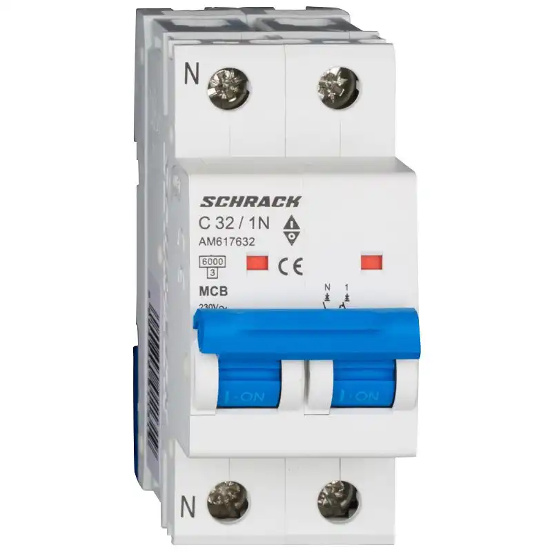 Автоматичний вимикач Schrack 1P+N, 32A, C, 6 кА, AM617632 купити недорого в Україні, фото 1