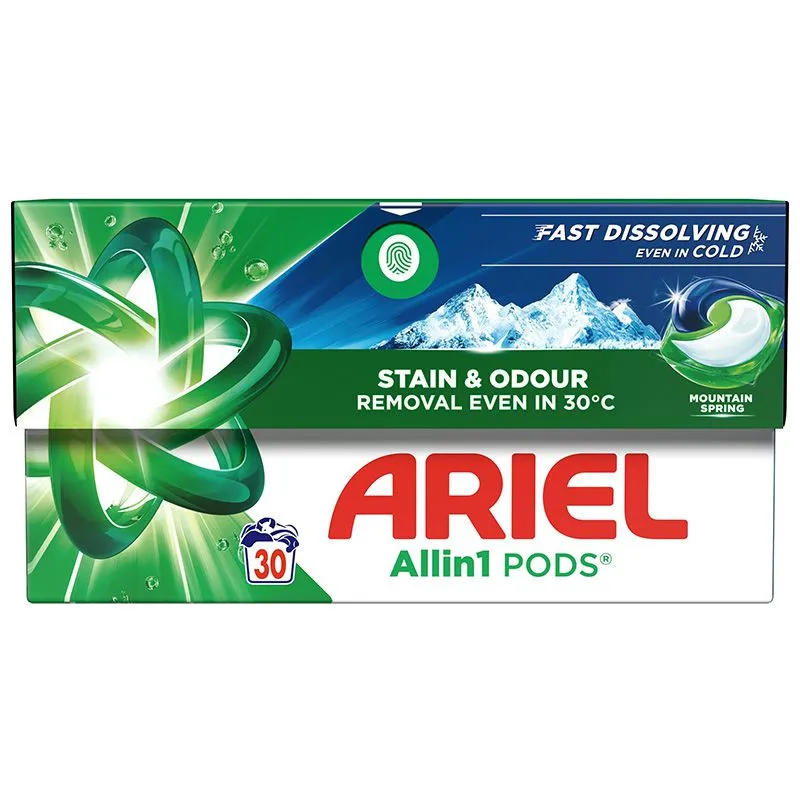 Капсули для прання Ariel Гірське джерело, 30 шт х 19,1 г купити недорого в Україні, фото 2