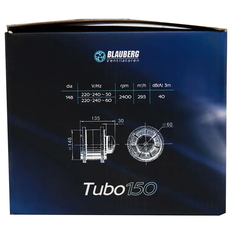 Вентилятор Blauberg Tubo 150 купити недорого в Україні, фото 2