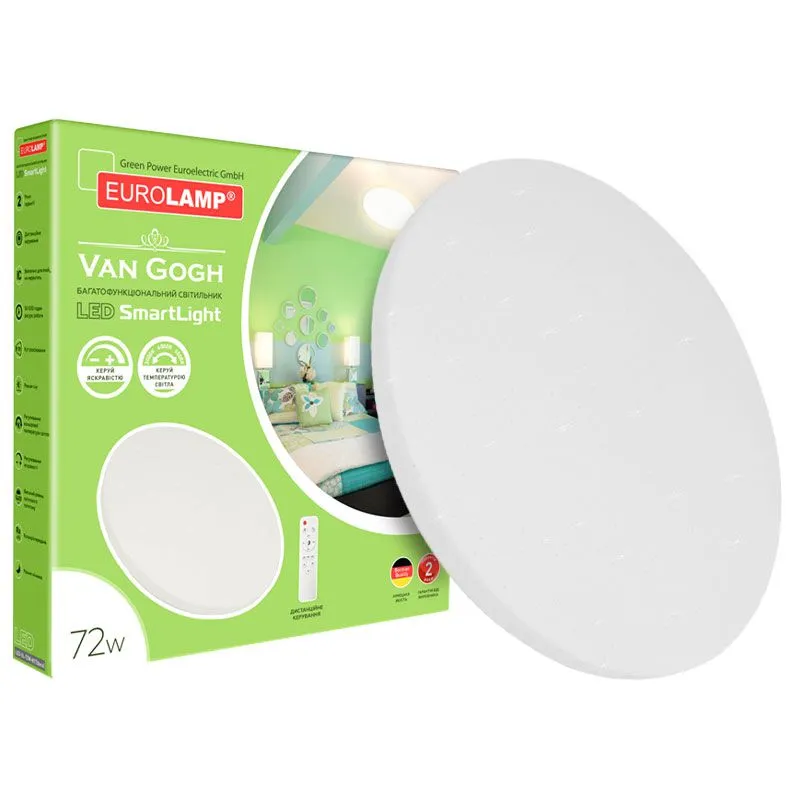 Світильник Eurolamp SmartLight Van Gogh, 72 Вт, 3000-6500 K, LED-SL-72W-N17(deco) купити недорого в Україні, фото 2