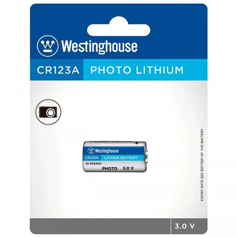 Батарейка Westinghouse Lithium CR123A 1 шт., CR123A-BP1 купити недорого в Україні, фото 1