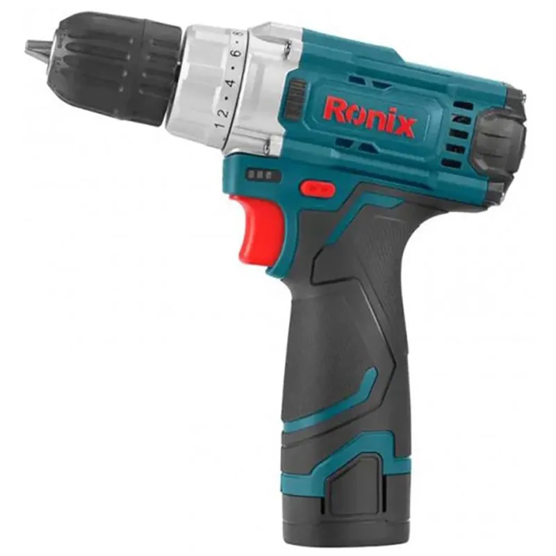 Шуруповерт акумуляторний Ronix, 12 В, 1,5 Ач x 2, 8613 купити недорого в Україні, фото 1
